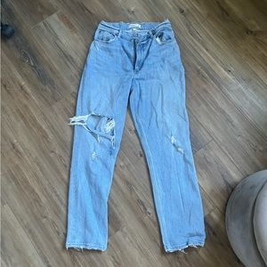 Abercrombie 90s Straight Ultra High Rise Jeans